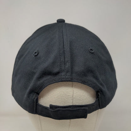 Hera Flight Strapback Hat Black One Size Adjustable Embroidered BIG X Cotton