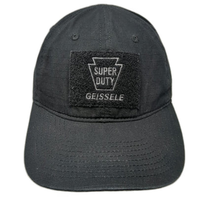 Geissele Automatics Baseball Cap Black One Size US Flag Strapback Hat