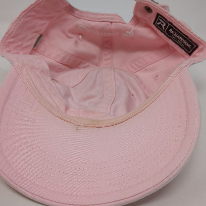Richardson Baseball Cap Pink S J Morgan Salon Easton PA Hat Slideback Cotton