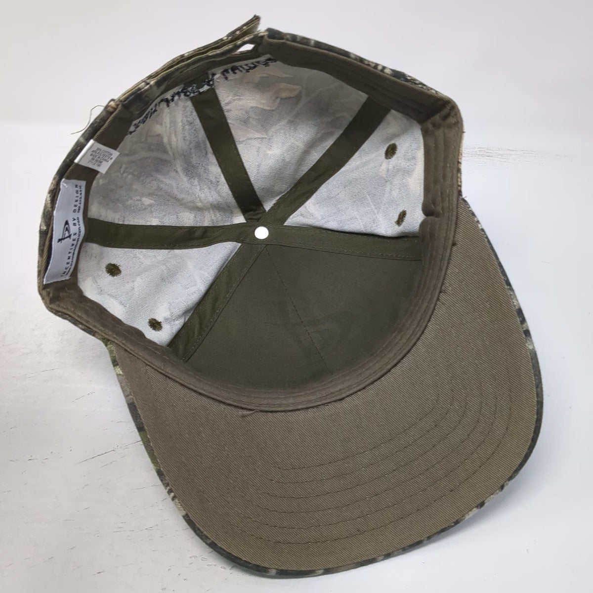 Incentives By Design Baseball Cap Green OSFM Camo Franklin Building Supply hat