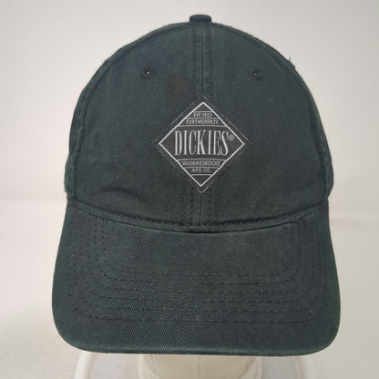 Dickies Baseball Cap Black One Size Strapback Williamson-Dickie Arched Logo Hat