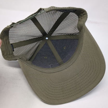 Richardson Trucker Hat Green One Size Hunters Warehouse HW Mesh Snapback Patch