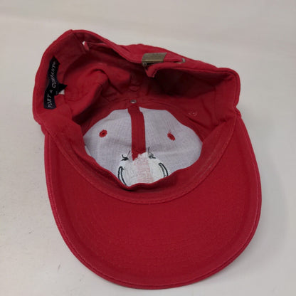 Port & Company Men's Slideback Hat Red Embroidered TBHBPA Horseshoe Logo