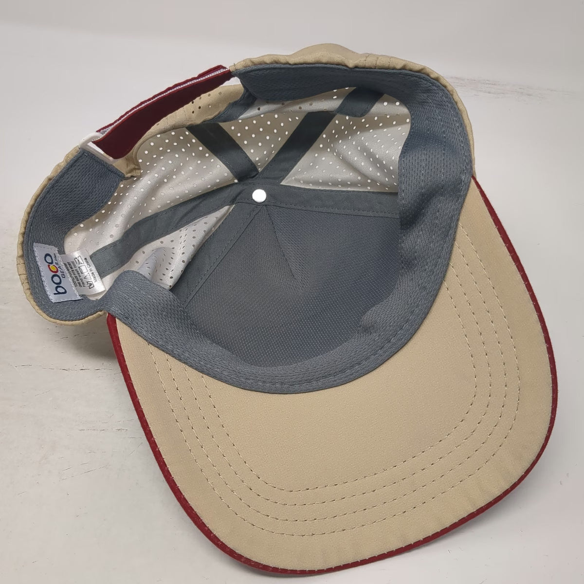 Boco Gear 5 Panel Blue Red Beige One Size Sedona Canyons 125 Performance Hat