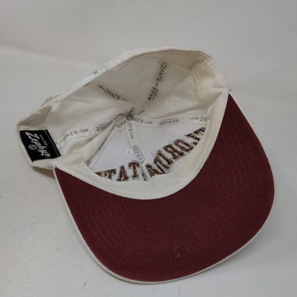 Zephyr Men's Snapback Hat White Florida State Seminoles Embroidered Logo