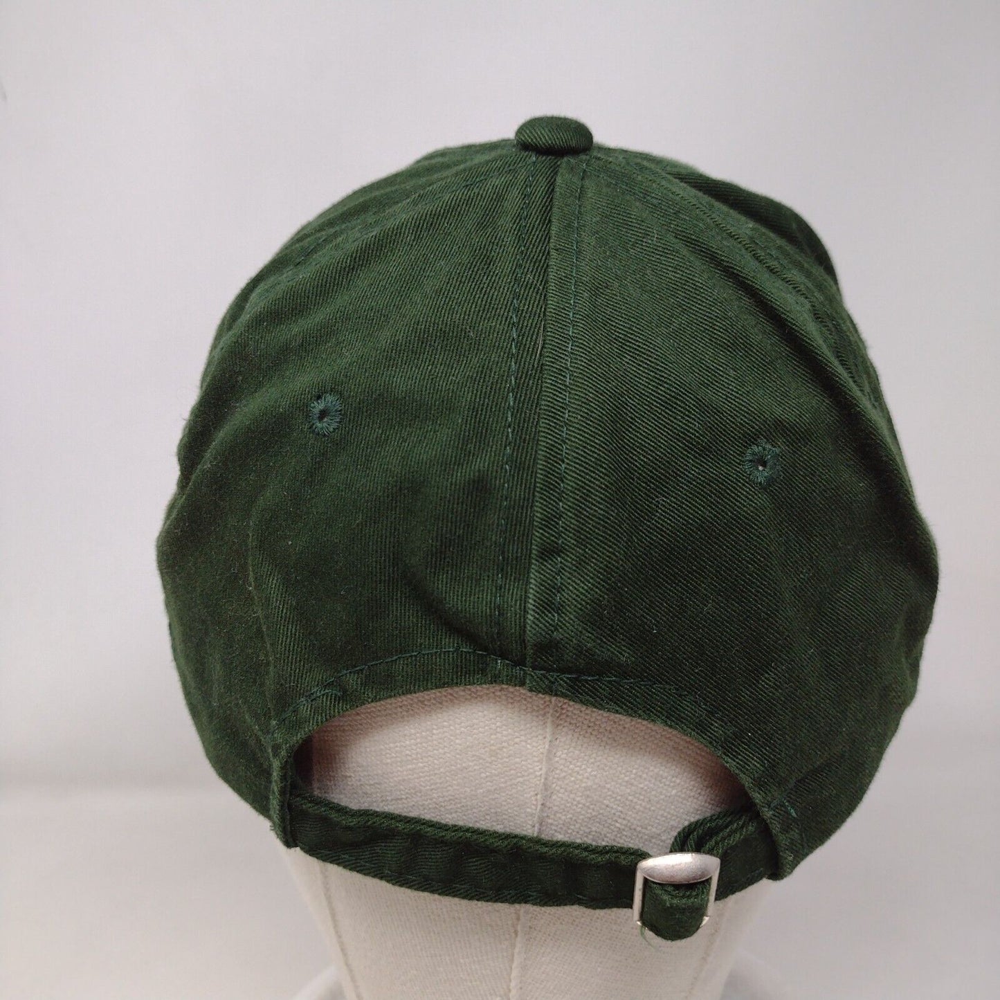 Cabela's Slideback Hat Green OSFM Adjustable Embroidered Vented Holes 6 Panel