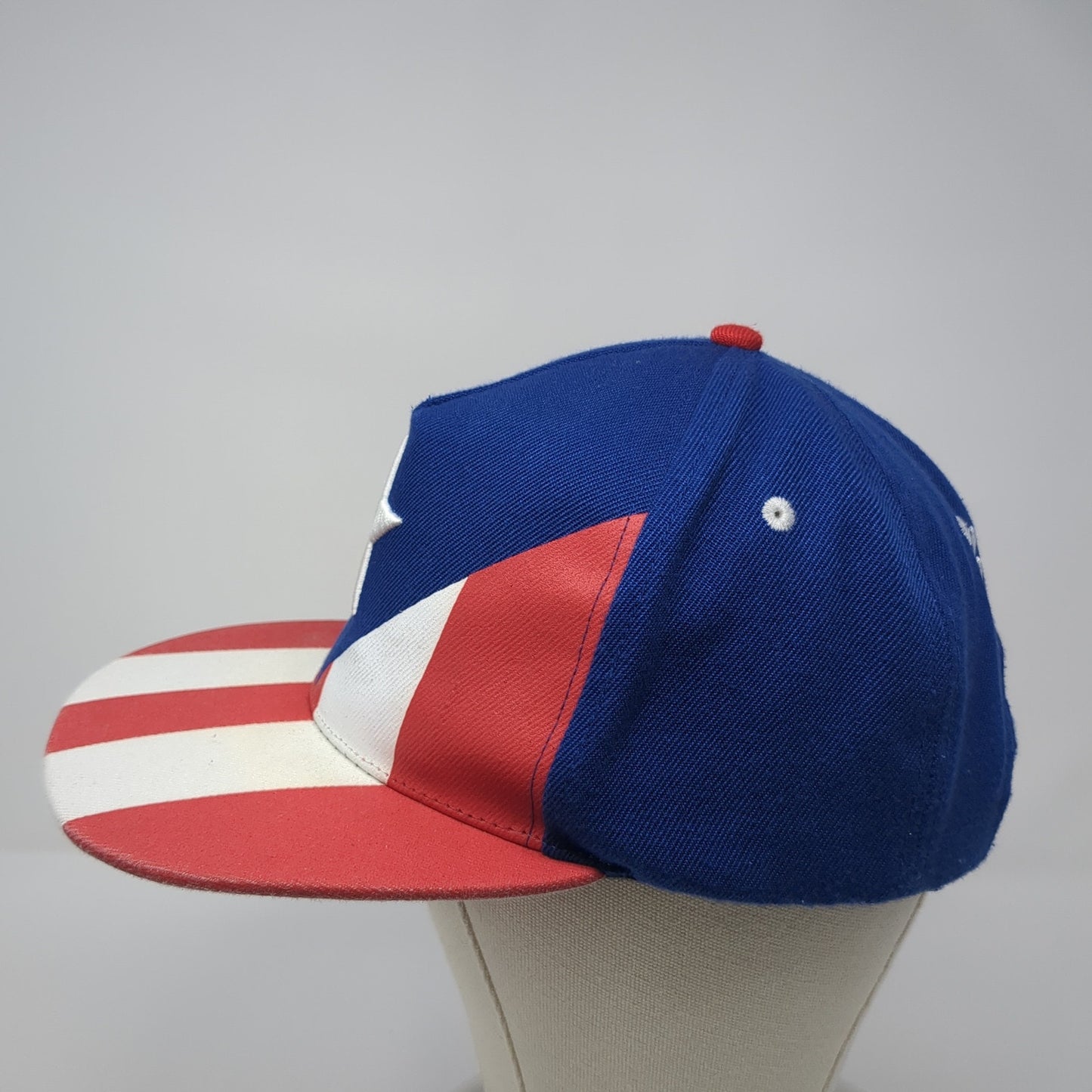 Puerto Rico Flag Boricua Snapback Cap Multicolor One Size Adjustable Patriotic