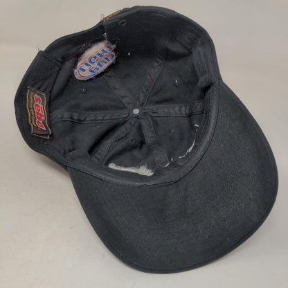 Seba Men's Slideback Hat Black Embroidered Chicago Bulls Bud Light Logos