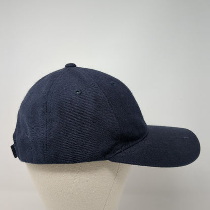 Lids Strapback Hat Blue One Size Adjustable Vented Holes 6 Panel Blank