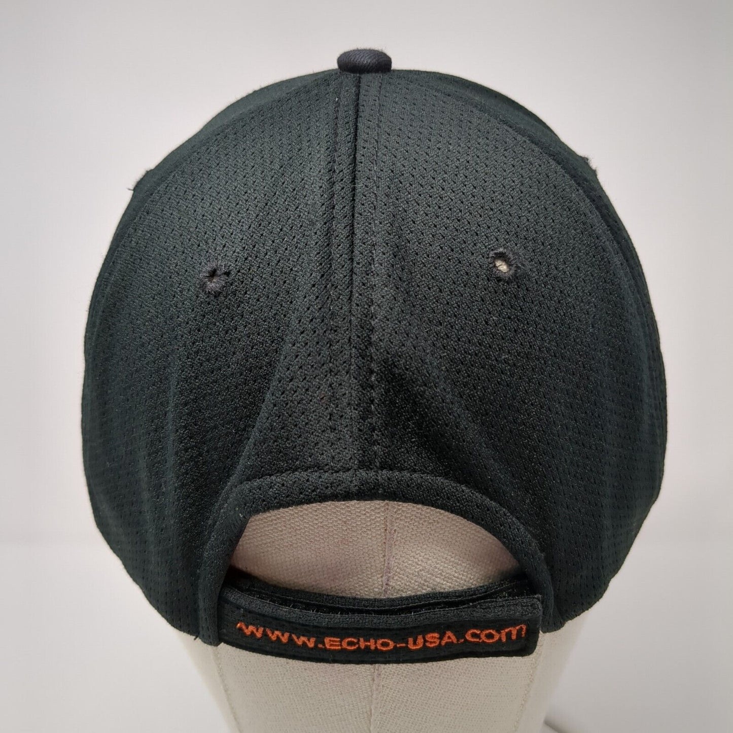 Echo Outdoor Power Equipment Strapback Hat Black OS Adjustable Embroidered