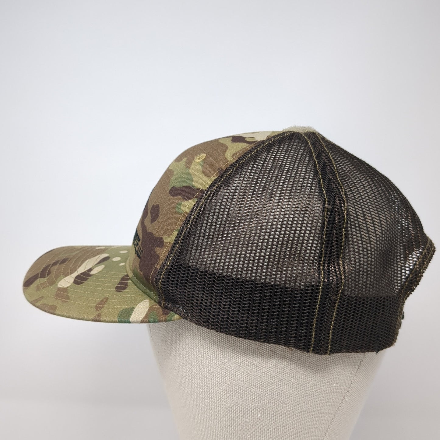 Crabdree Concrete LLC Snapback Trucker Hat Multi One Size Camouflage