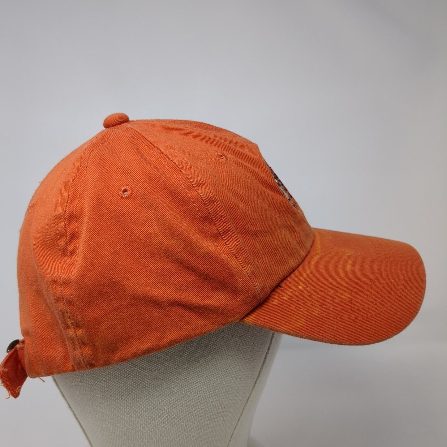 Spurwing Country Club Slideback Hat Orange OSFA Adjustable Embroidered Young An