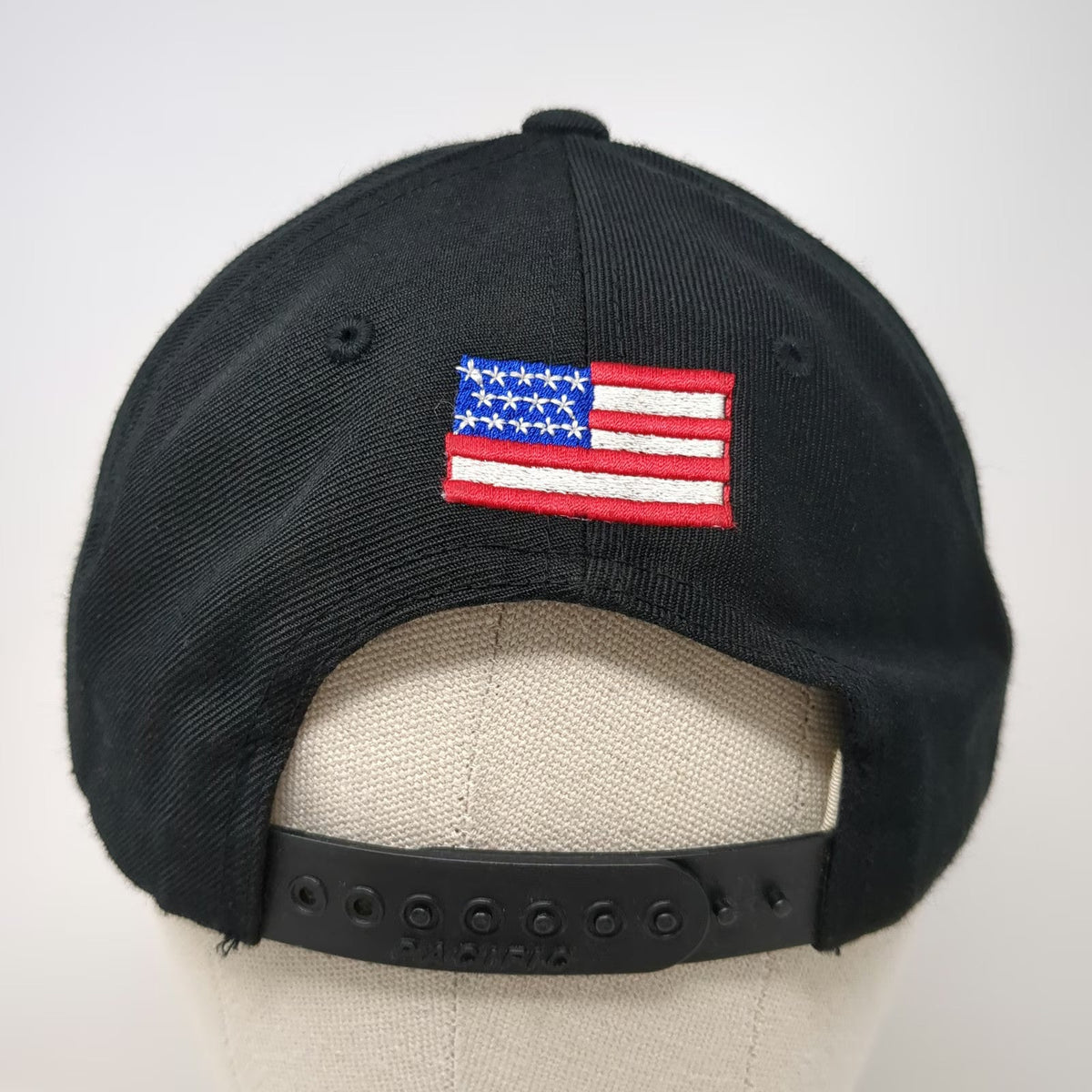 Pacific Headwear Snapback Black One Size Little League Umpire Idaho 2 Flag Hat