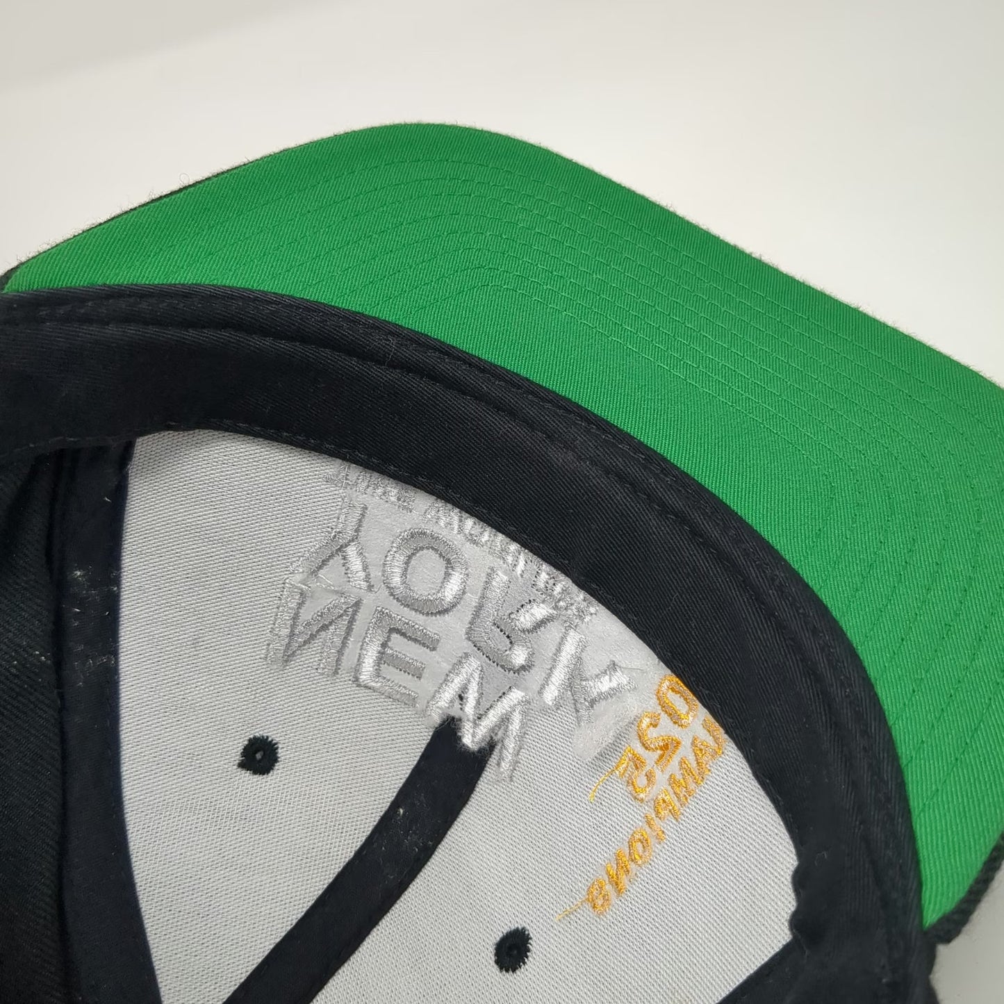 Yupoong Snapback Hat Black OS New York Handball Club 2025 Champions Green Wool