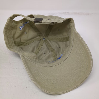 Port Authority Baseball Cap Beige OSFM Slideback Moss Greenhouses Employee Hat