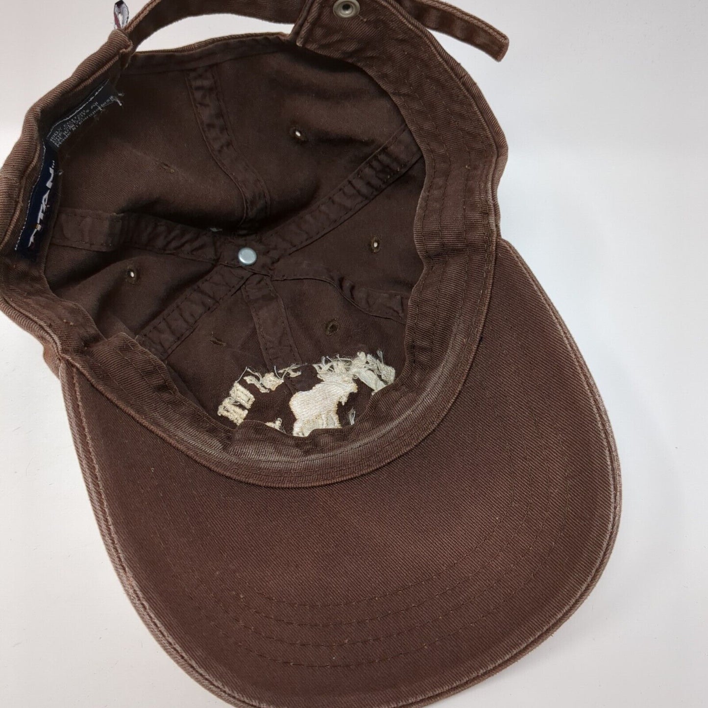 Grand Teton National Park Slideback Hat Brown One Size Embroidered Titan