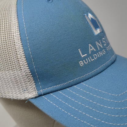 Lansing Building Products Snapback Trucker Hat Blue OS Mesh Back James Hardie