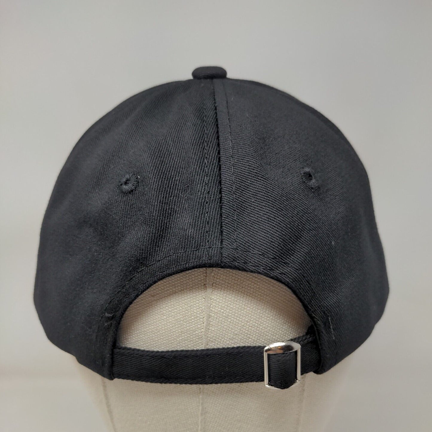 God's Plan Slideback Hat Black One Size Adjustable Embroidered Vented Holes