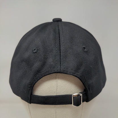God's Plan Slideback Hat Black One Size Adjustable Embroidered Vented Holes