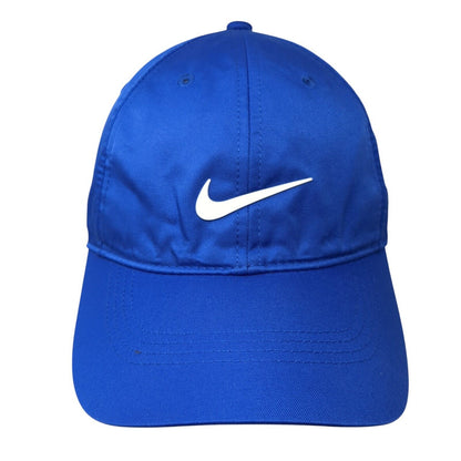 Nike Golf Strapback Hat Blue One Size Adjustable Swoosh Mike Simpson