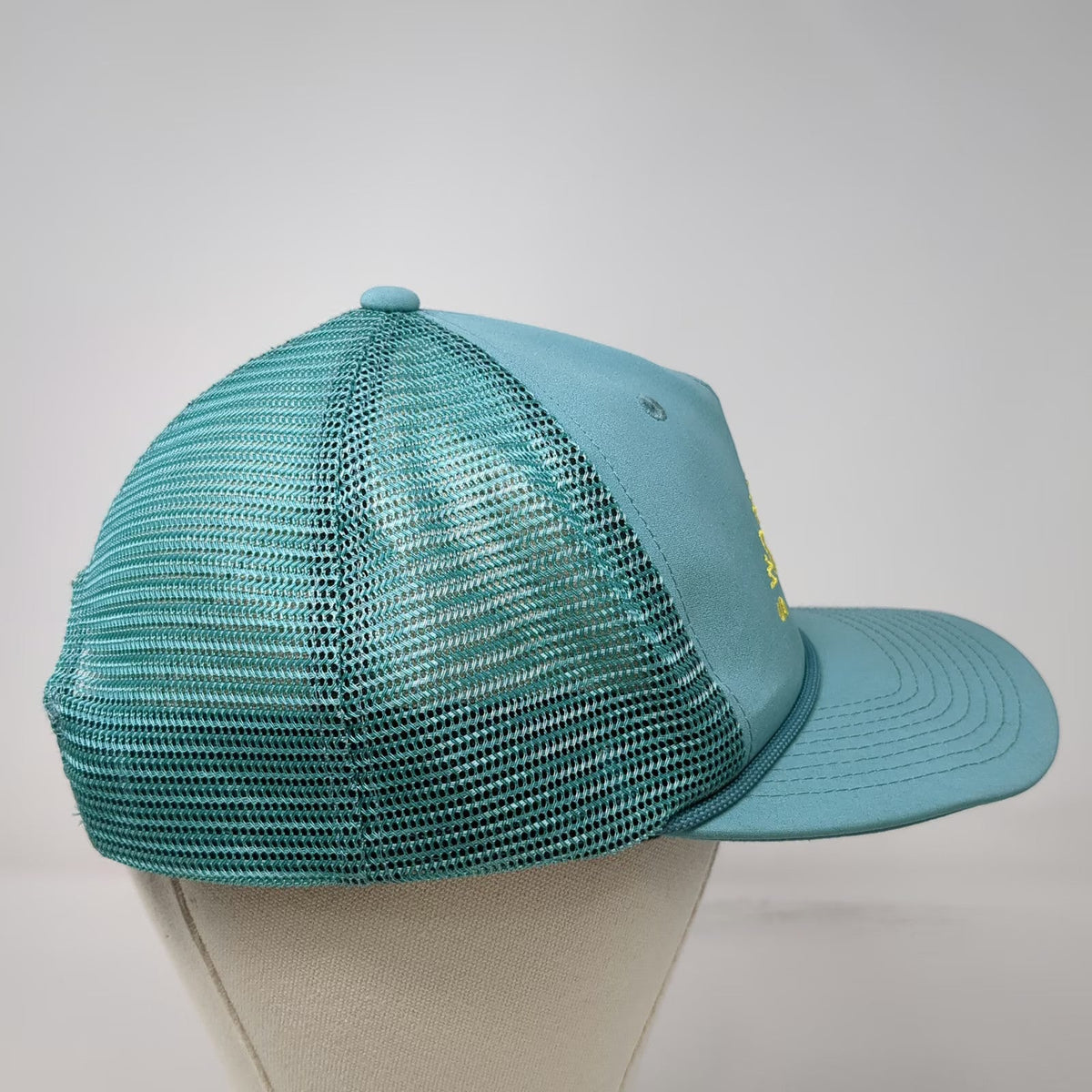 Swannies Golf Trucker Hat Blue One Size Mesh Back Rope Snapback Celebrate Pars