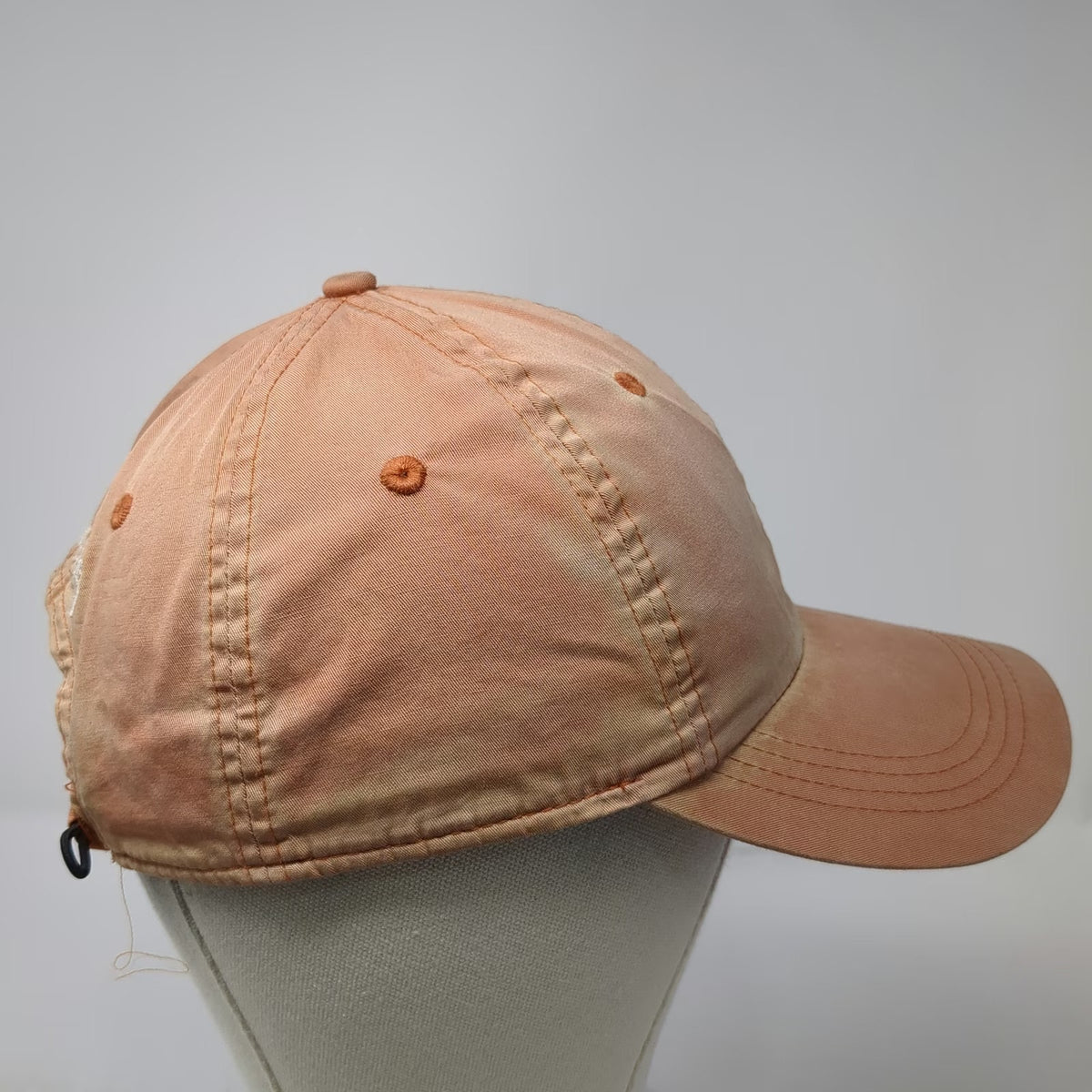 Ahead Baseball Cap Orange One Size Crane Creek Bird Embroidery Cotton Hat