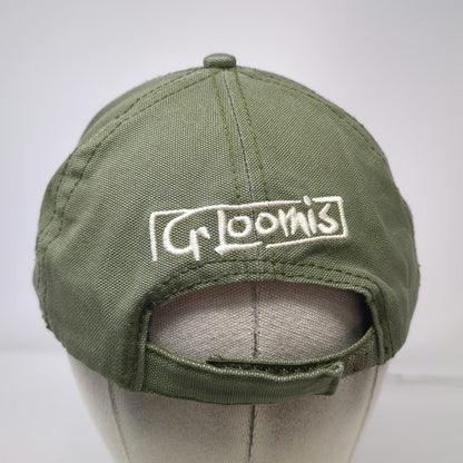 G.Loomis Baseball Cap Green One Size Fear No Fish Skeletal Logo Strapback Hat