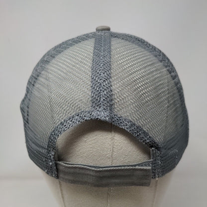 Diamond East International Strapback Mesh Back Trucker Hat Gray One Size