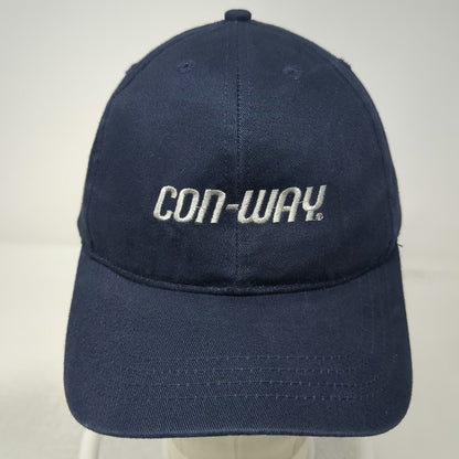 CON-WAY Logistics Embroidery Baseball Cap Blue One Size Cotton Slideback Hat