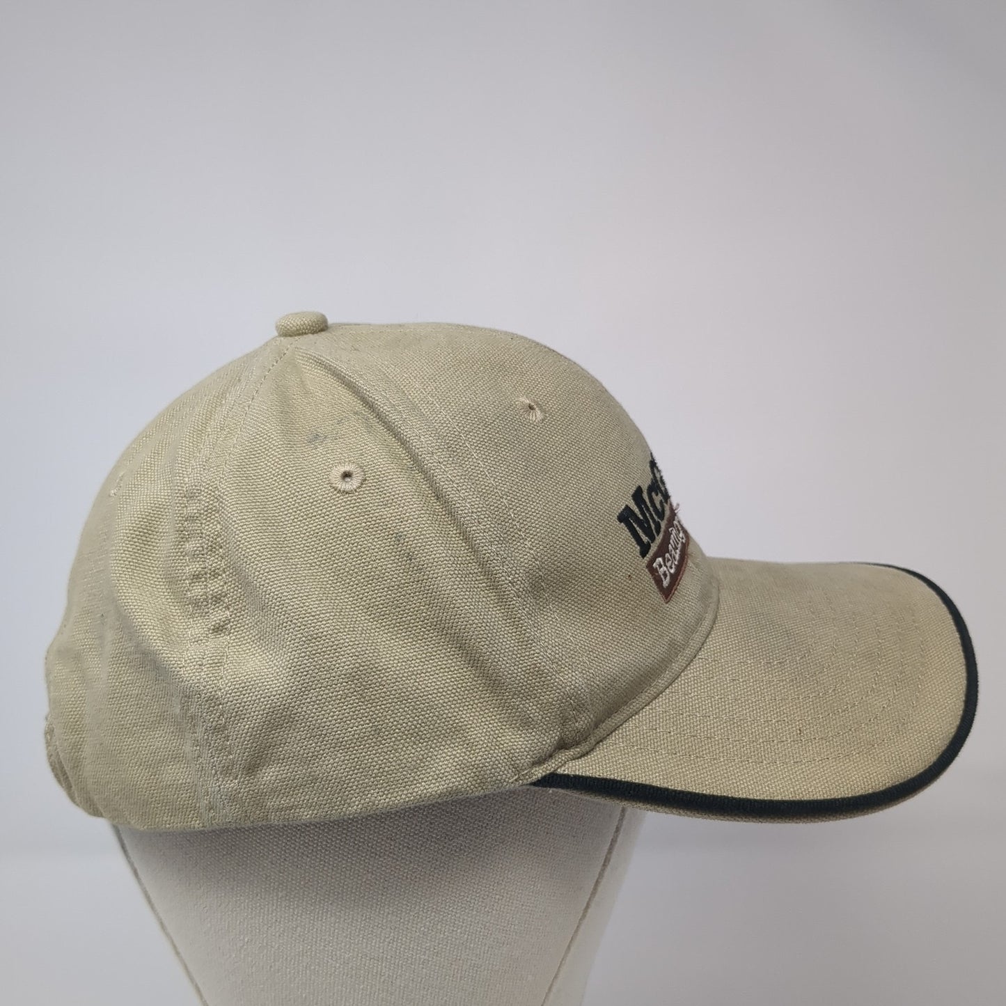 McGuire Bearing Company Strapback Baseball Cap Brown OS Adjustable Headshots