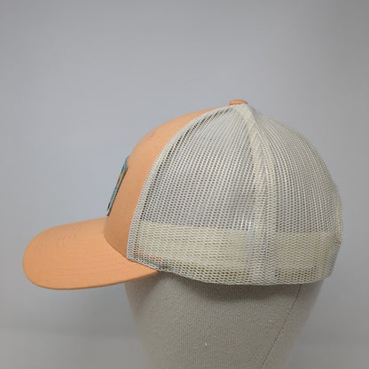 Idaho Snapback Trucker Hat Orange Small Adjustable Mesh Back Richardson