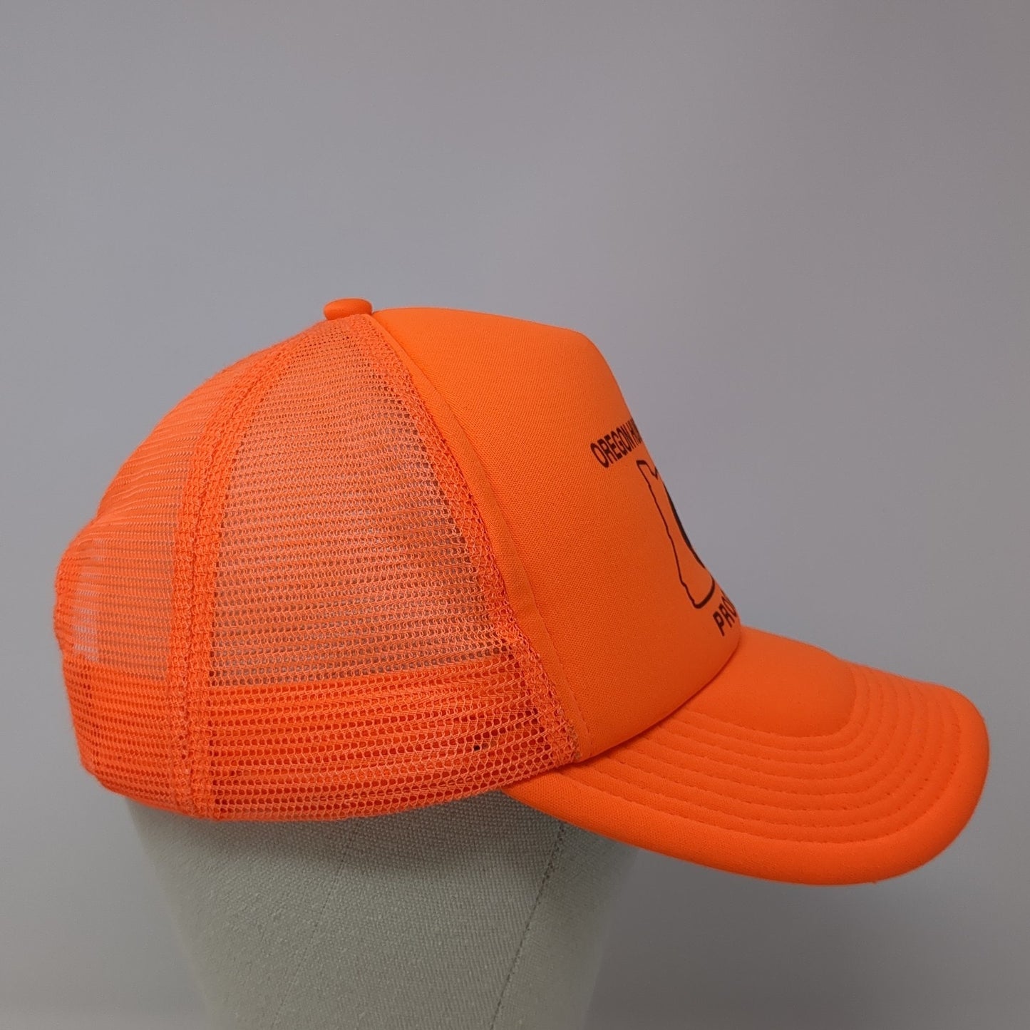 Oregon Hunter Education Program Trucker Hat Orange One Size Adjustable Mesh Back