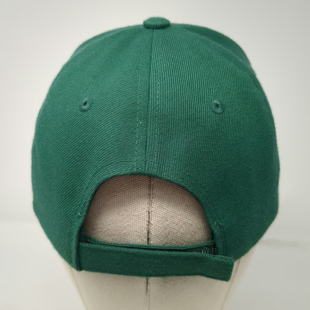 Portland Arched White Lettering Green One Size Baseball Cap Strapback Hat
