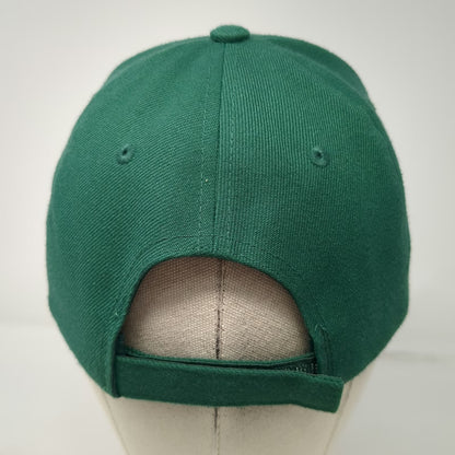 Portland Arched White Lettering Green One Size Baseball Cap Strapback Hat