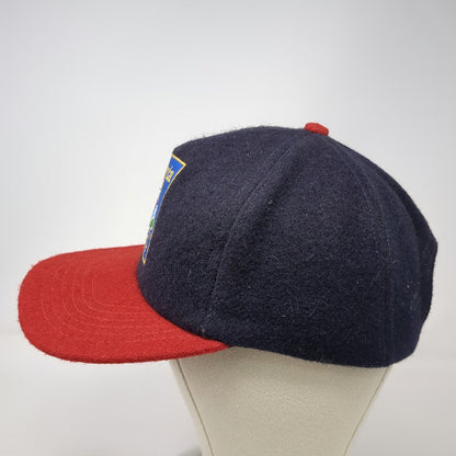 Blue Red 5 Panel Hat One Size Atlanta 1996 Olympics NBC Peacock Rings USA