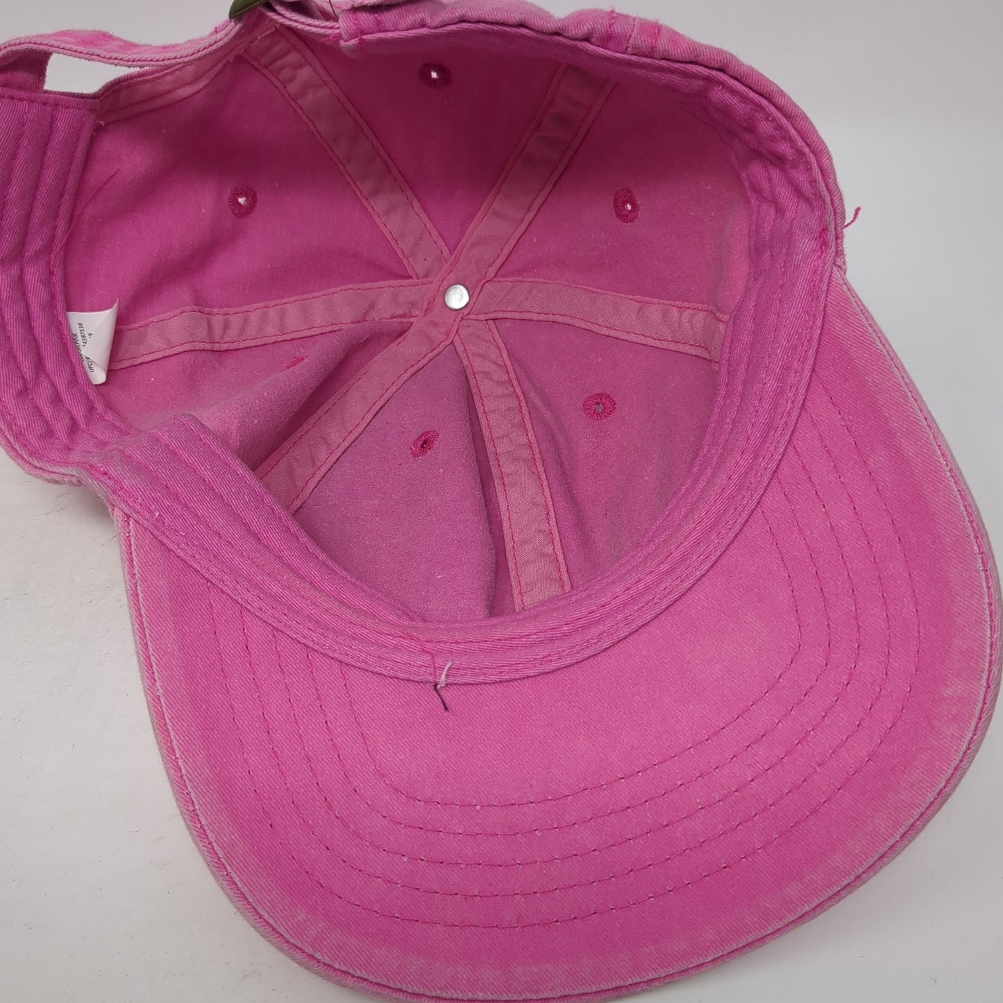 Unbranded Slideback Hat Solid Pink One Size Adjustable Blank Outdoor