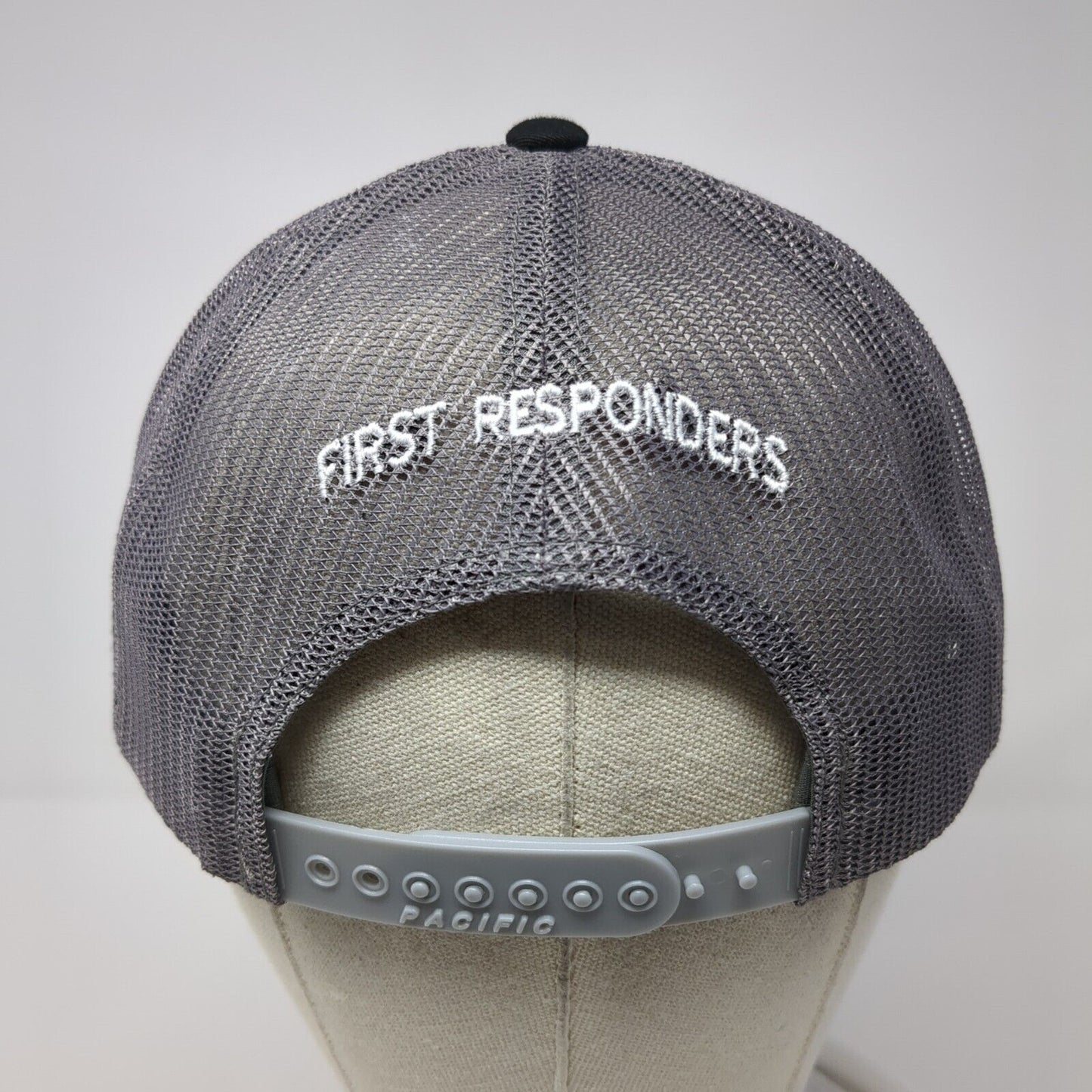 CI First Responders Snapback Trucker Hat Black OS Adjustable Pacific Headwear