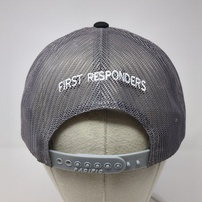 CI First Responders Snapback Trucker Hat Black OS Adjustable Pacific Headwear