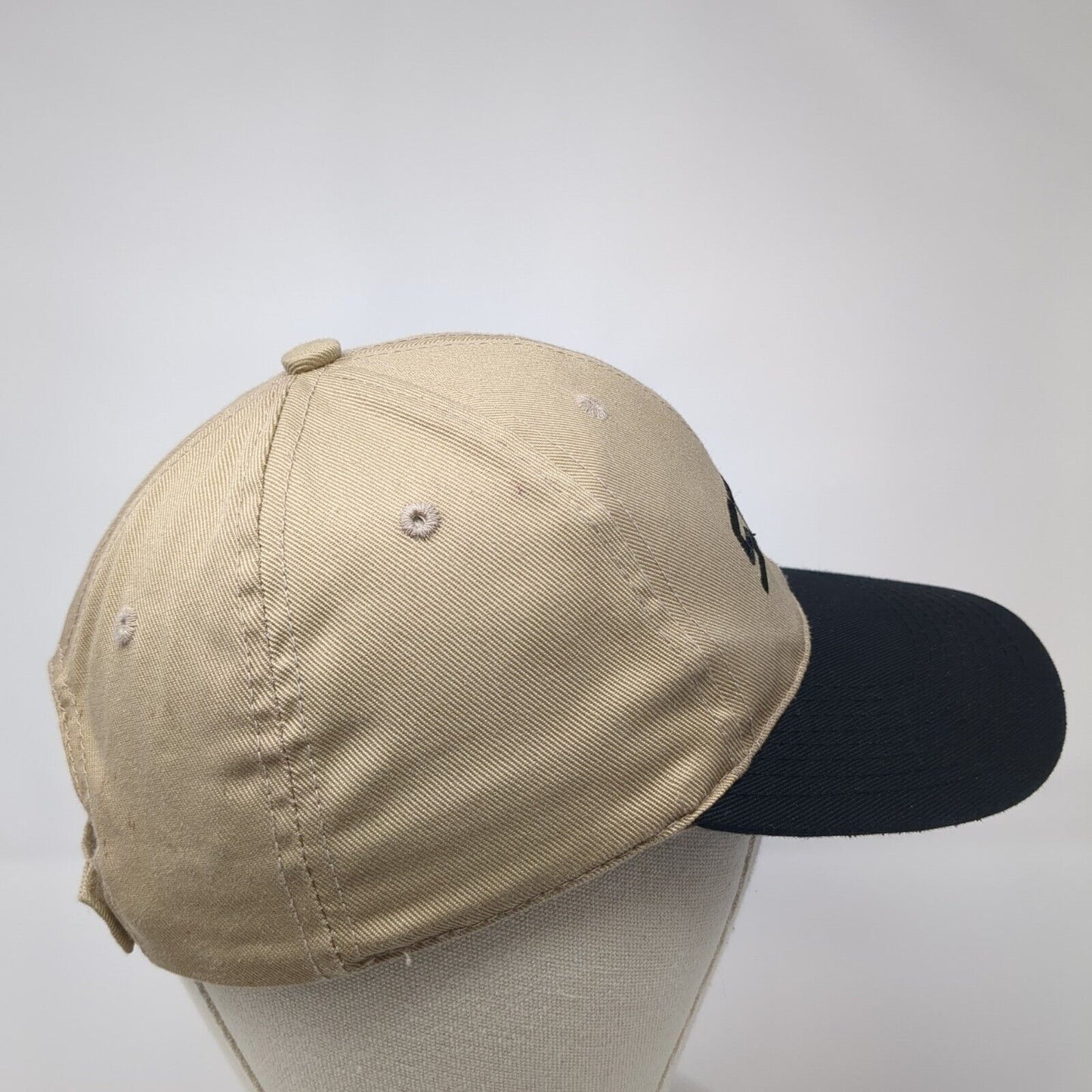 Stihl Strapback Hat Tan One Size Adjustable Colorblock Embroidered