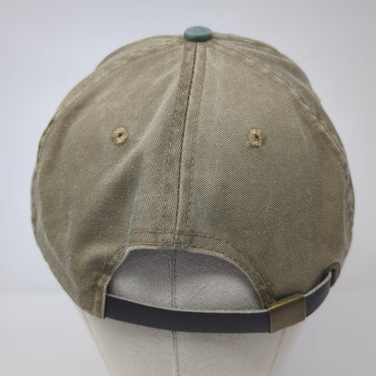 Saint Alphonsus Slideback Hat Multi One Size Colorblock Leather Strap