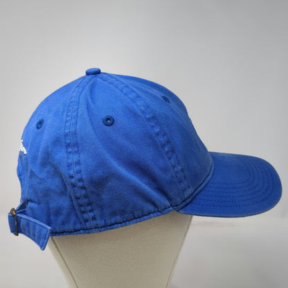 Champion Baseball Cap Blue One Size Embroidered Logo Slideback Cotton Script Hat