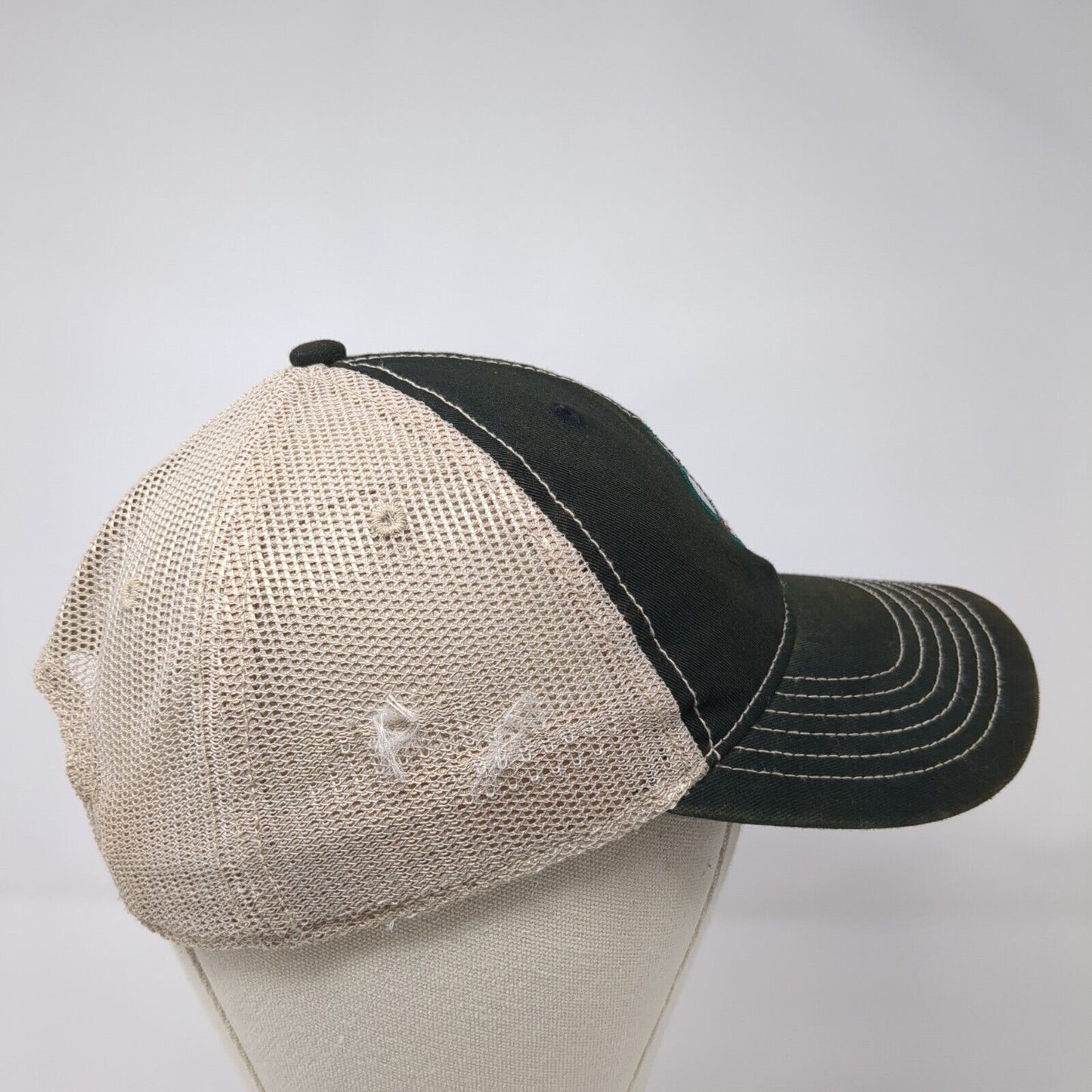 Shamrock Clover Snapback Trucker Hat Multi One Size Mesh Back Ahead