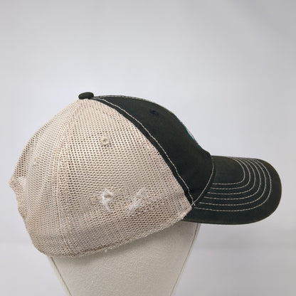 Shamrock Clover Snapback Trucker Hat Multi One Size Mesh Back Ahead