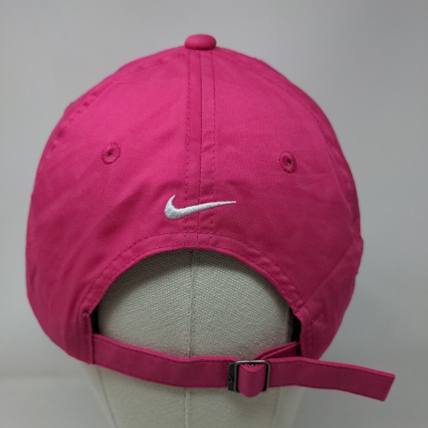 Carlisle Slideback Hat Pink OSFM Embroidered Nike Heritage86 Dri-Fit