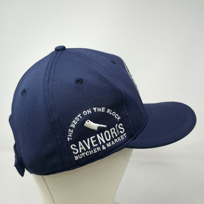 BDA Boston Red Sox MLB Baseball Cap Blue One Size Savenors Butcher Market Patch