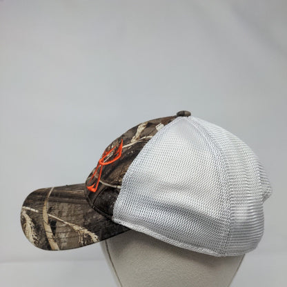 Under Armour Snapback Mesh Back Trucker Hat Camo OSFA Embroidered