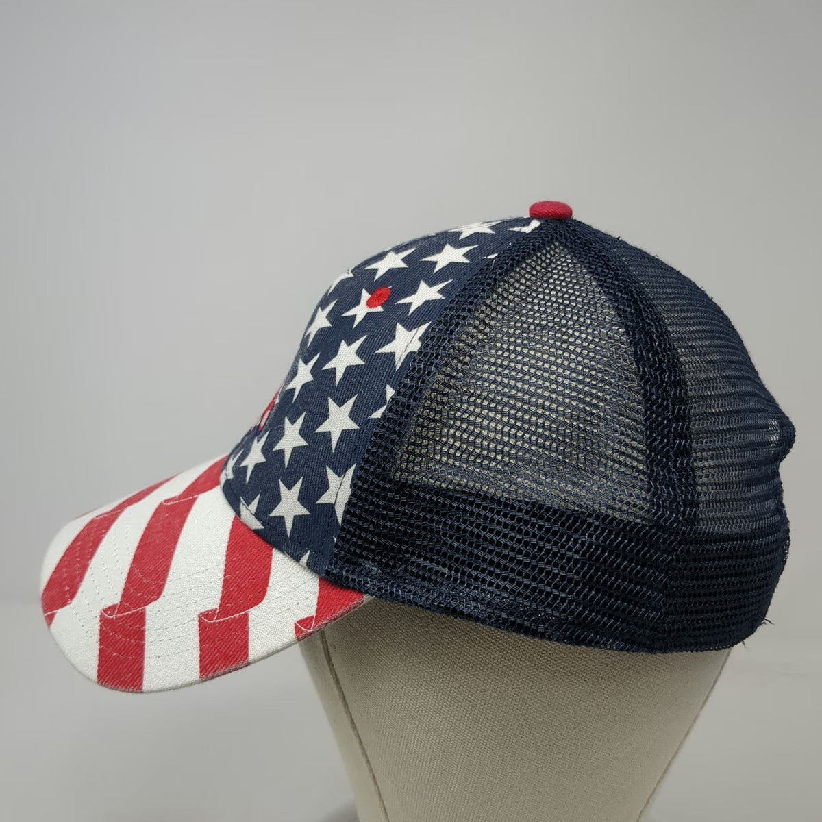 '47 Boston Red Sox MLB Trucker Hat Blue Red White One Size Stars Stripes Shop
