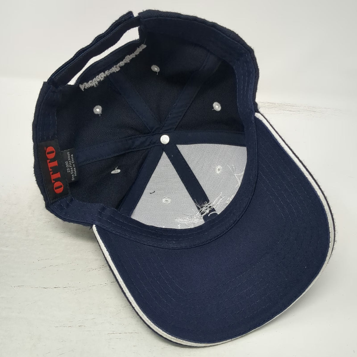 Otto Baseball Cap Blue One Size Arctic Creek Lodge Embroidered Strapback Hat