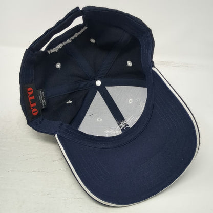 Otto Baseball Cap Blue One Size Arctic Creek Lodge Embroidered Strapback Hat