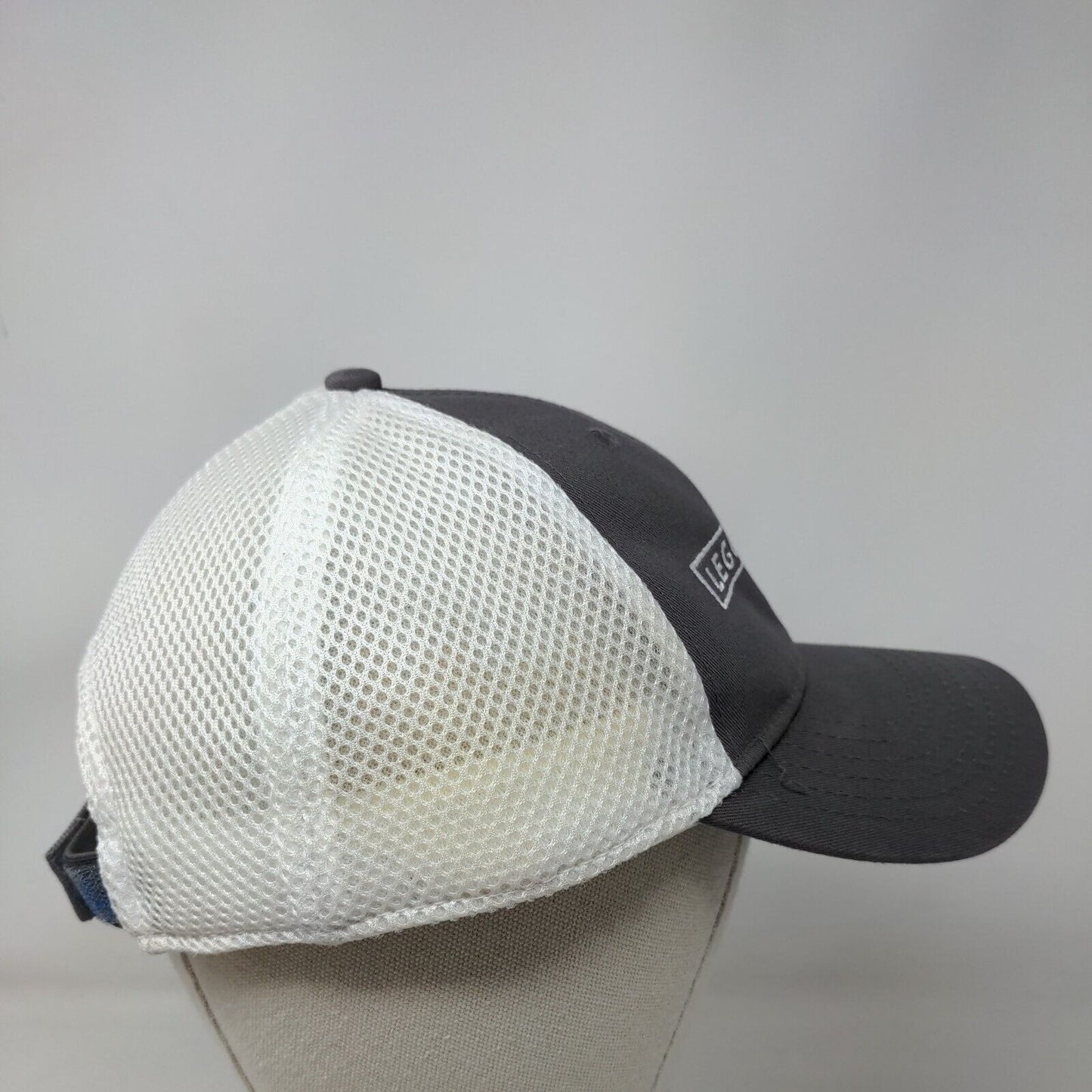 Legg Seeds Strapback Mesh Back Hat Gray OSFM Stine Outdoor Cap